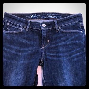 Levis Demi Curve Straight Leg Jean Sz 26